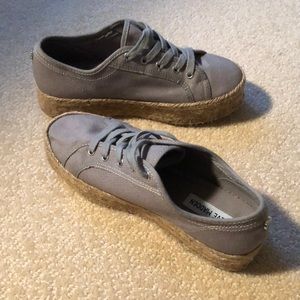 Steve Madden Hampton Platform sneakers- Grey